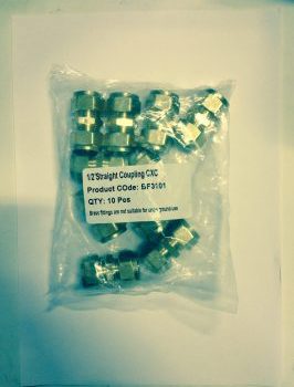 Pack of 1/2″ 310 Compression Fittings 10 per Pack